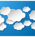 abstract speech bubbles vector image