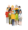 international group of people from different vector image vector image