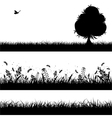 nature background silhouette vector image