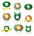 tennis badges vector image