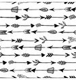 rustic arrows pattern vector image vector image