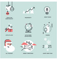 christmas and new year 2021 signs set vector image