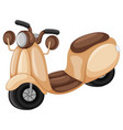 isolated scooter in cartoon design vector image