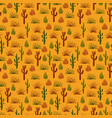 wild nature desert seamless pattern vector image