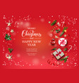 bright red holiday vector image vector image