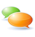 speech bubbles vector image vector image
