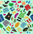 beach fashion seamless pattern vector image