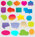 colorful communication bubbles vector image vector image