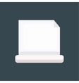 empty paper sheet vector image