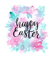 happy easter cards with font vector image