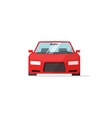 car icon red color auto isolated vector image