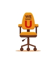 business chair icon vector image