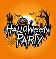 halloween party vector image