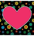 heart background vector image vector image