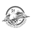 design element for halloween hand drawn eps 8 vector image