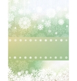 elegant background with snowflakes eps 8 vector image vector image