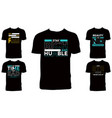 typography t shirt design collection vector image vector image