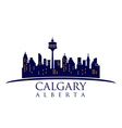 calgary canada skyline vector image