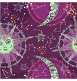 sun and moon vector image
