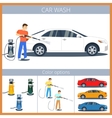 car wash vector image