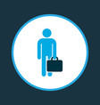 employee icon colored symbol premium quality vector image vector image