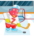 funny monster vector image