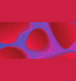 liquid neon shapes background design fluid vector image
