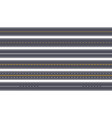 seamless highway straight asphalt road vector image