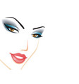 women face vector image