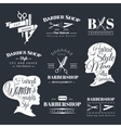 barbershop signs vector image