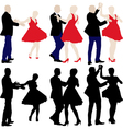 dancers vector image