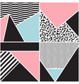 abstract geometric seamless pattern vector image vector image