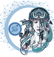 decorative zodiac sign vector image