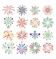 fireworks icon isolated vector image