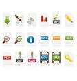 document icons vector image vector image