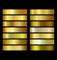 gold foil texture gradients vector image