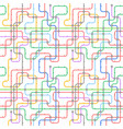 abstract city transport scheme background vector image vector image