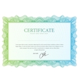 certificate pattern that is used in currency vector image