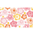 pastel baby style floral seamless pattern vector image