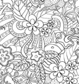 black and white abstract psychedelic seamless vector image