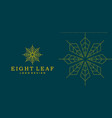leaf logo vector image vector image