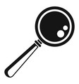 magnify glass icon simple style vector image