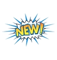 new comics icon vector image