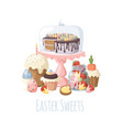 easter holiday vector image vector image