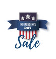 independence day sale background 4th of july vector image
