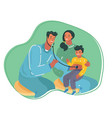 woman with her baby visiting children doctor vector image