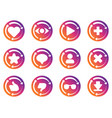 update icon for social network application vector image