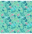 colorful seamless pattern with forest elements vector image vector image