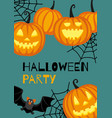 halloween banner template vector image vector image