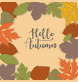autumn background eps10 vector image